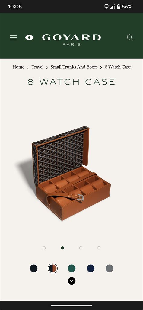 goyard case s8|8 Watch Case .